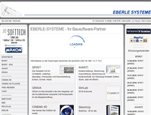 Tablet Screenshot of eberle-systeme.de